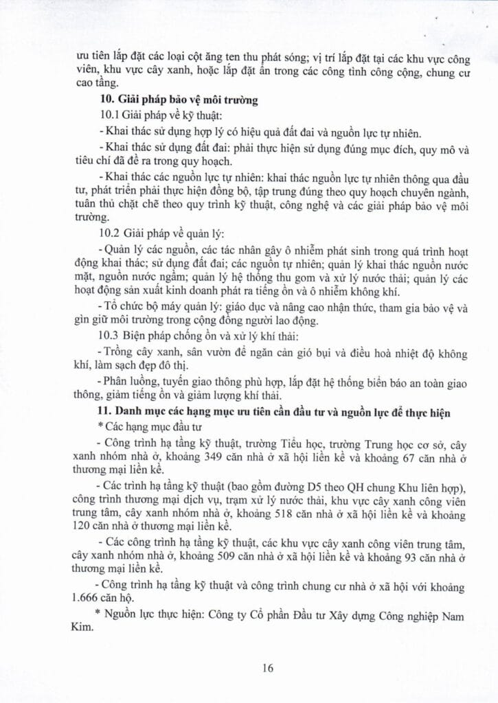 Quyết định phê duyệt quy hoạch chi tiết 1/500 dự án nhà ở xã hội Hòa Phú K HOME NEW CITY - Công ty Nam Kim (Kim Oanh Group) khomenewcity.com.vn