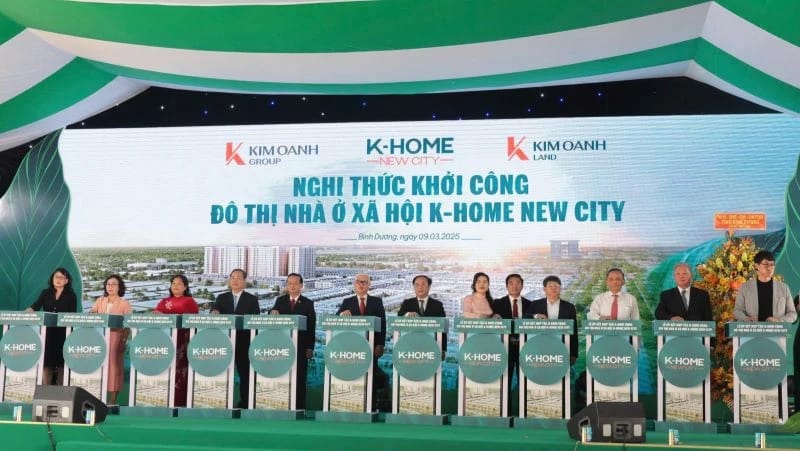 Nghi thức khởi công xây dựng dự án K-HOME NEW CITY Bình Dương