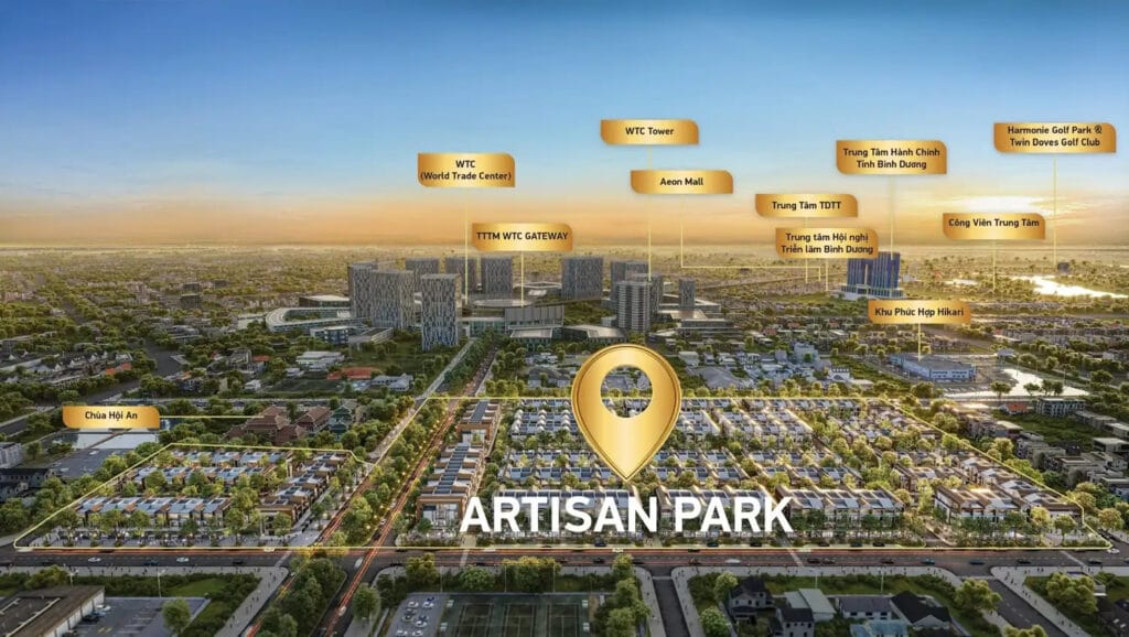 Nhà phố thương mại Artisan Park - Bình Dương New City nhà phố thương mại Artisan Park