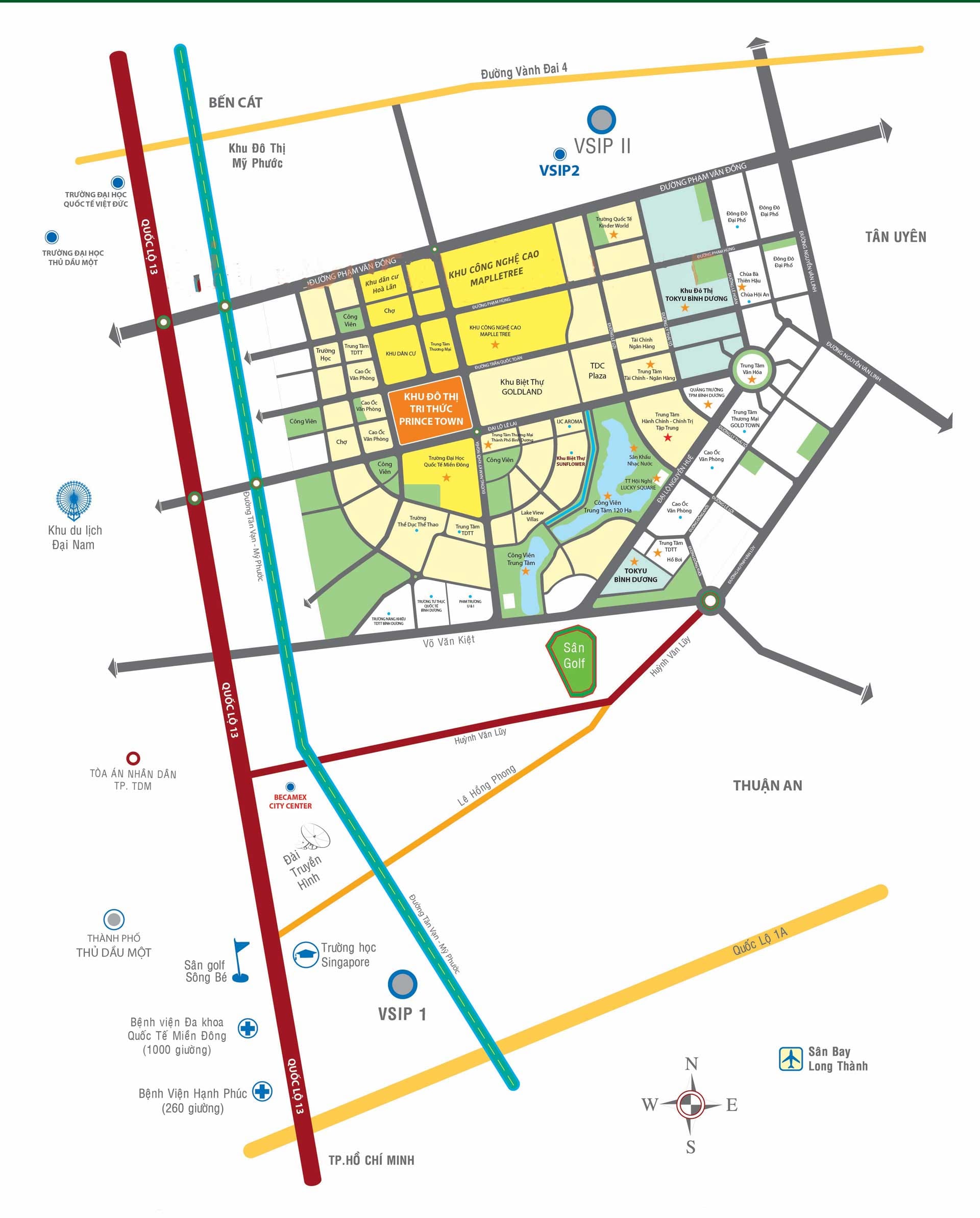 Quy hoạch thành phố mới Bình Dương New City Quy hoạch thành phố mới Bình Dương New City