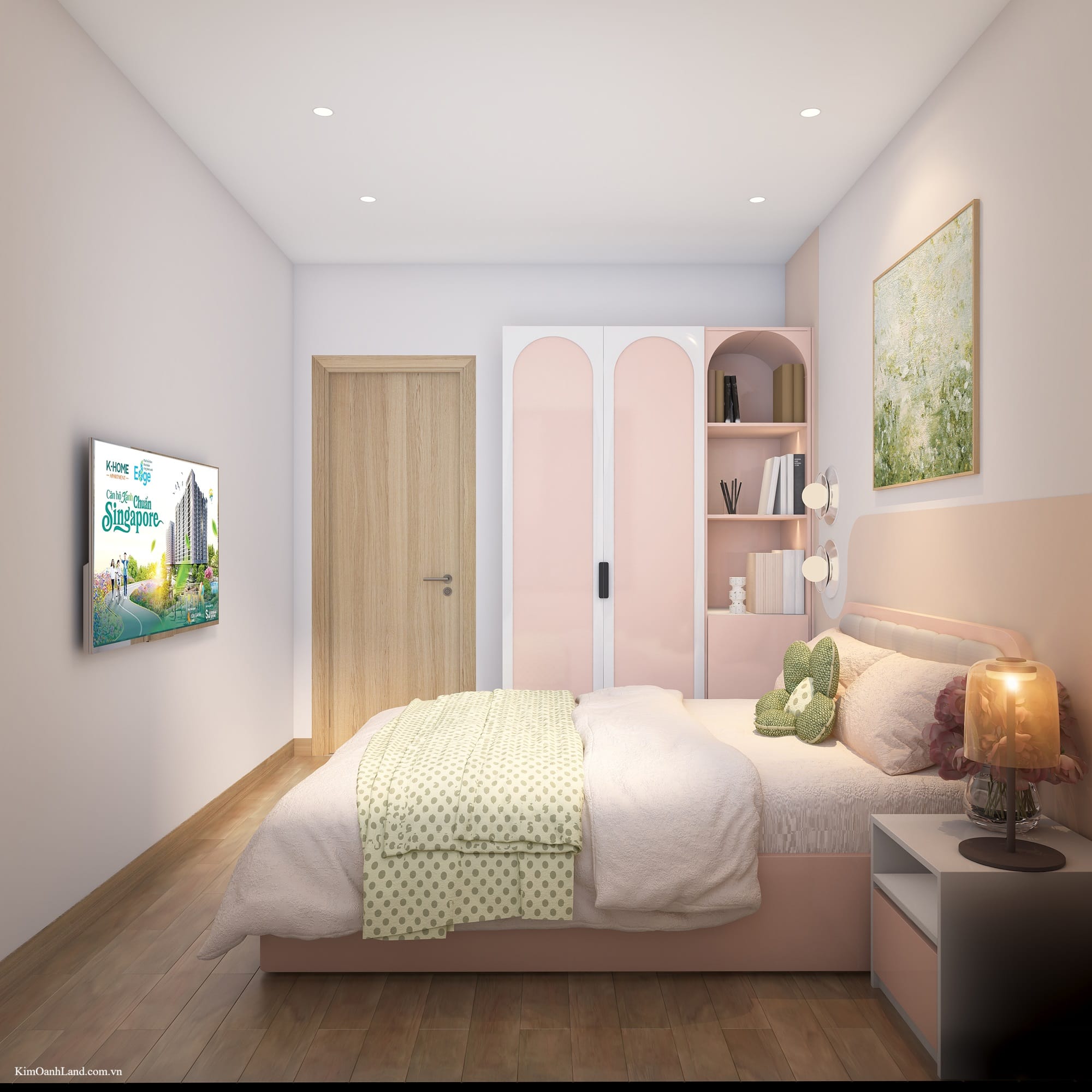 Nhà mẫu 2PN căn hộ K-Home City View Hố Nai Biên Hòa Đồng Nai Kim Oanh