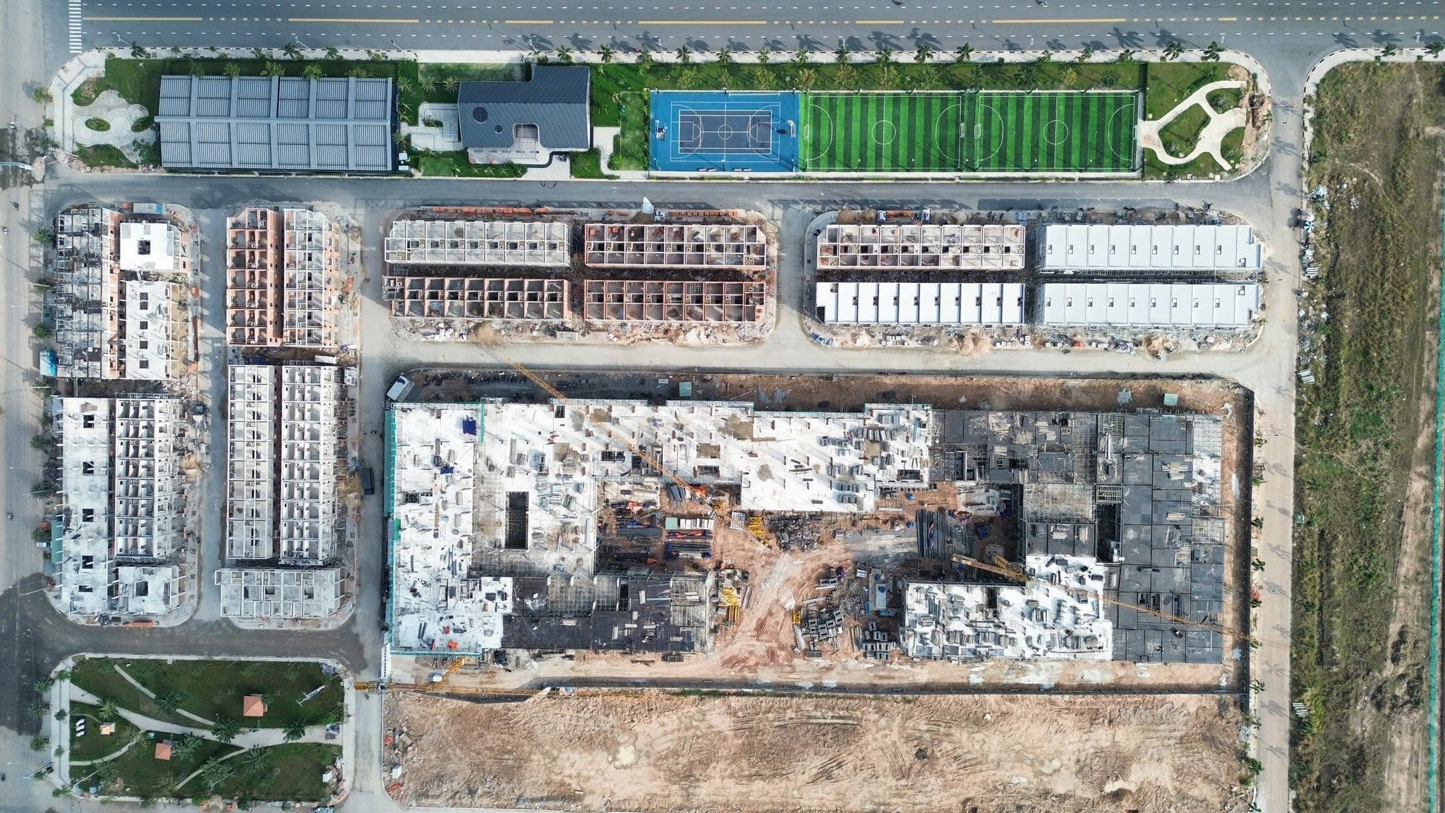 Tiến độ tòa nhà căn hộ chung cư K-Home Apartment Bình Dương tháng 3/2026