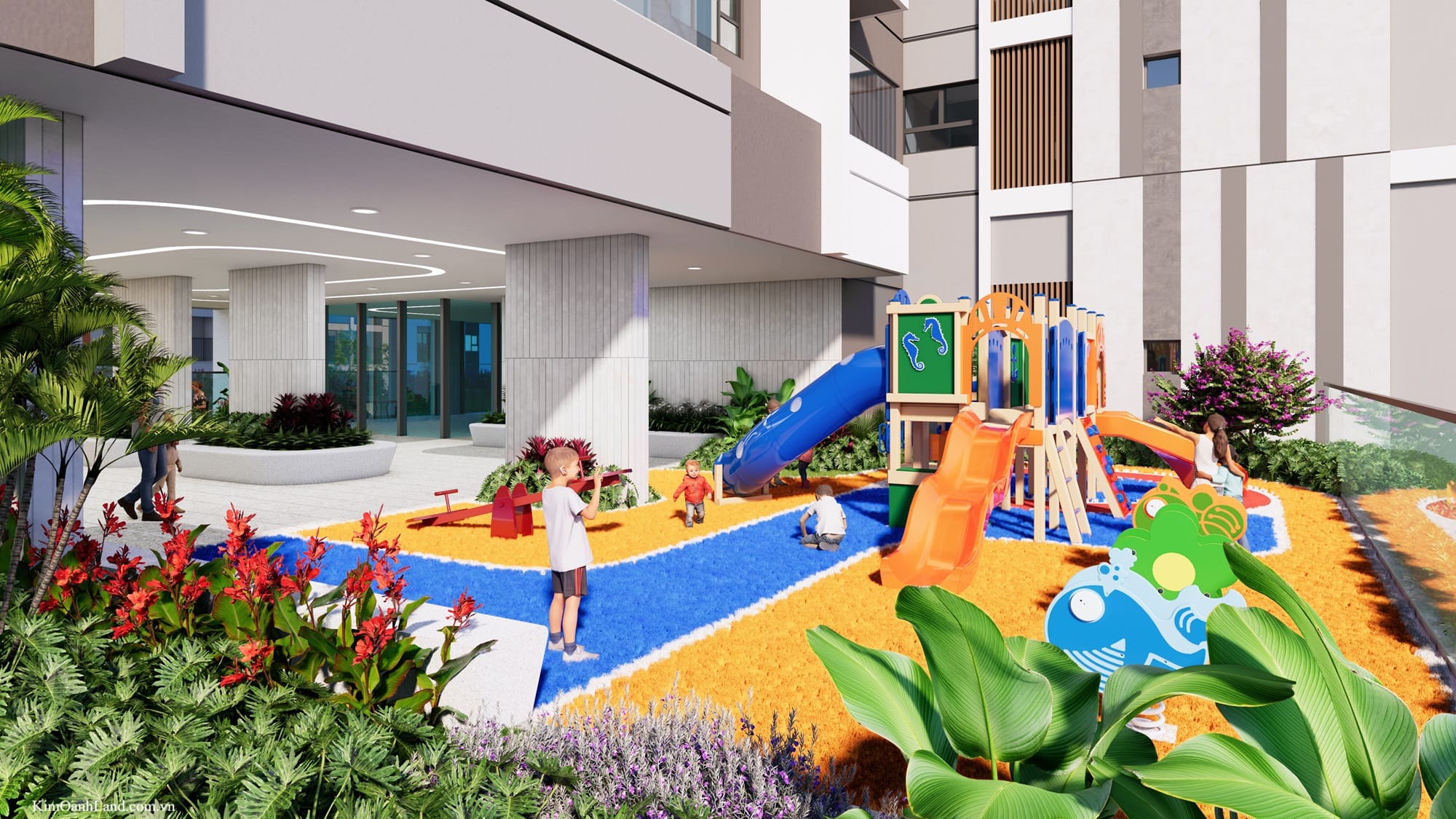 Tiện ích NOXH K-Home City View khu vui chơi trẻ em