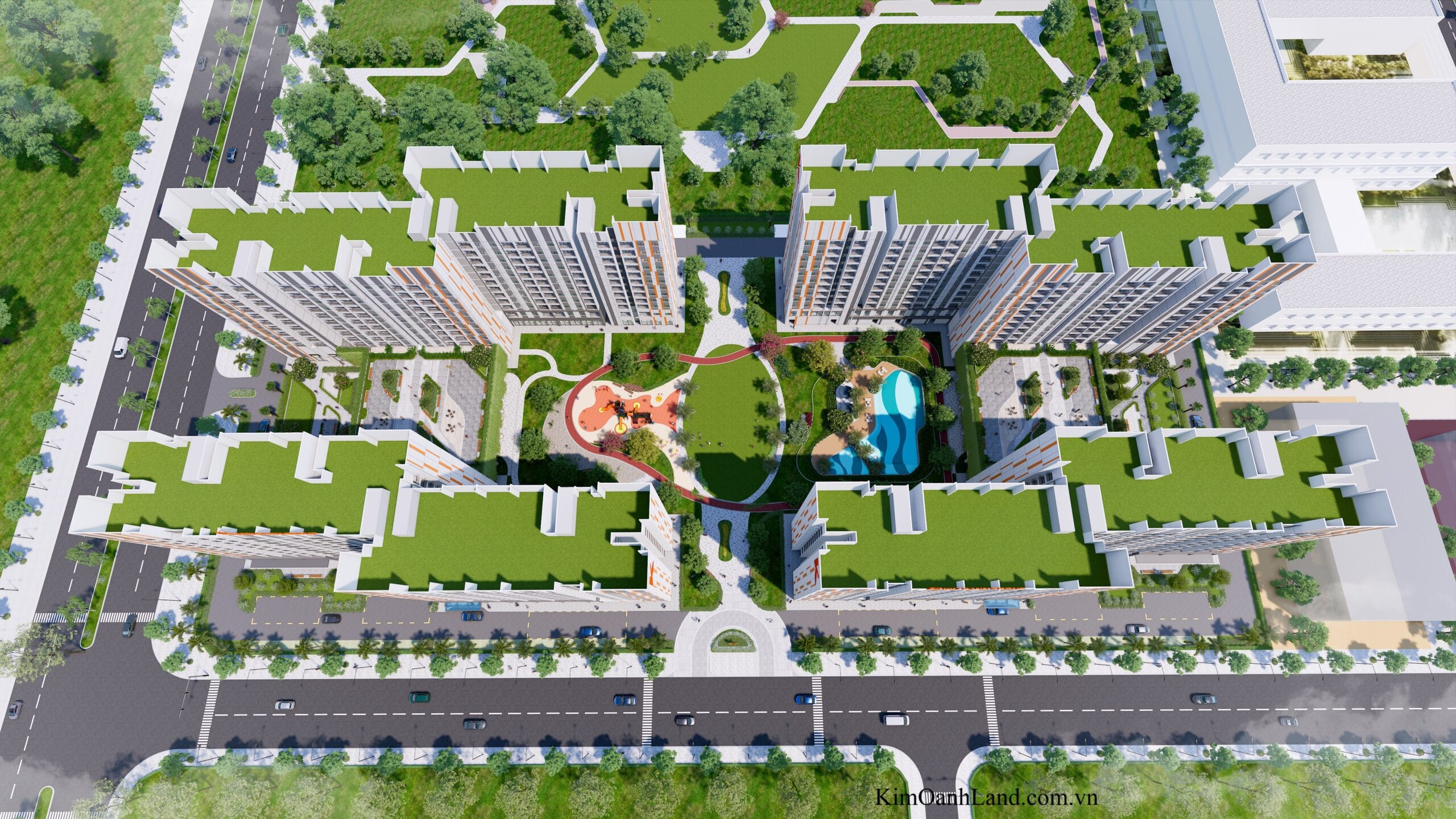 Mặt bằng căn hộ NOXH K-Home Avenue Nhơn Trạch